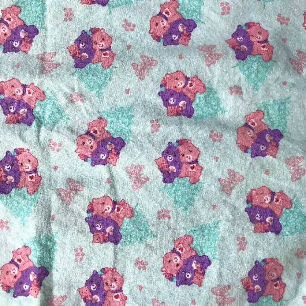 Care Bears Pillowcase Standard Butterflies Vintage